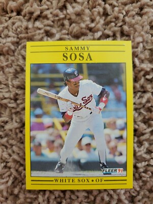 1991 Fleer - Sammy Sosa #136 for sale online | eBay