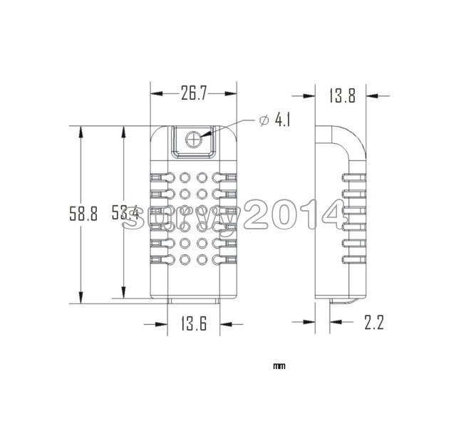 Modulo Sensore Di Umidit&agrave; Temperatura Digitale DHT21 AM2301
