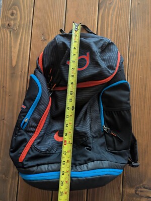 Nike Max Air KD Basketball Backpack Black Orange Blue Kevin Nike Max Air KD Basketball Backpack Black Orange Blue Kevin