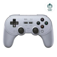 8BitDo Pro 2 Bluetooth Wireless Controller with Hall for Switch, PC Android Gray