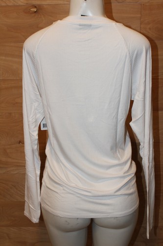 Seek No Further By Fruit Of The Loom Womens Raglan Shirt White Stretch Med New - Picture 5 of 9