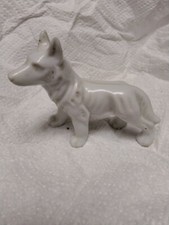 vintage porcelain German shepherd figurine