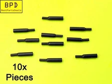 10x TE Connectivity Black 3:1 Heat Shrink 1/8" Cable Boot End Cap PD-CAP-1/8-0