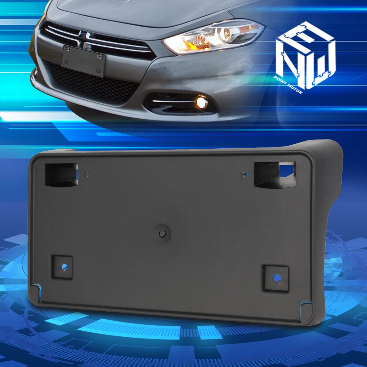Dodge dart front license plate bracket deals