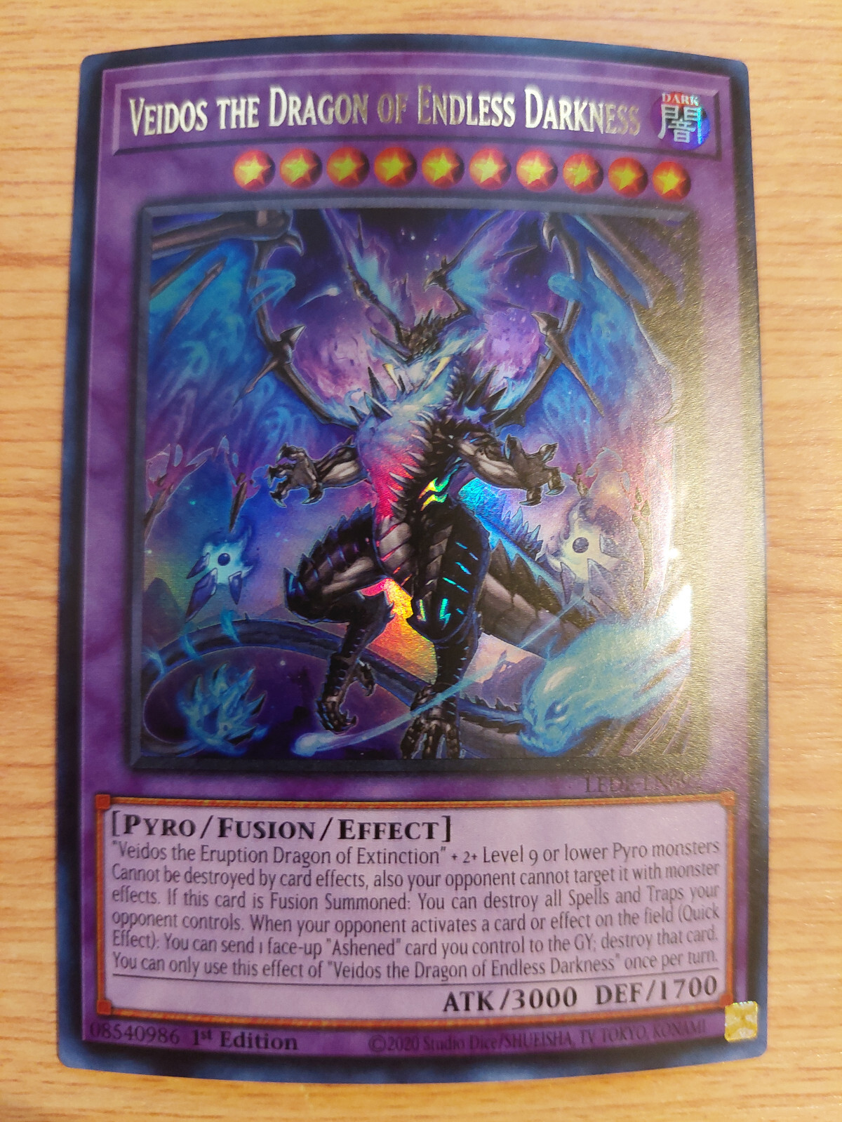 Veidos the Dragon of Endless Darkness | Yu-Gi-Oh! Card Prices