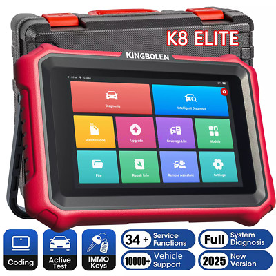 KINGBOLEN K8 Elite Car OBD2 Scanner Diagnostic Key Coding Bidirectional Tool