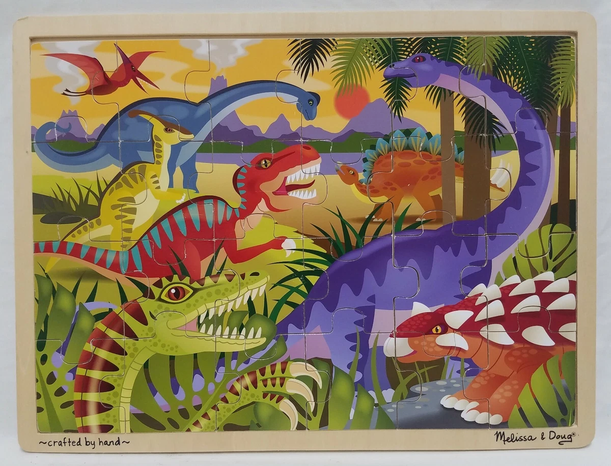 Melissa and cheap doug dinosaur puzzle