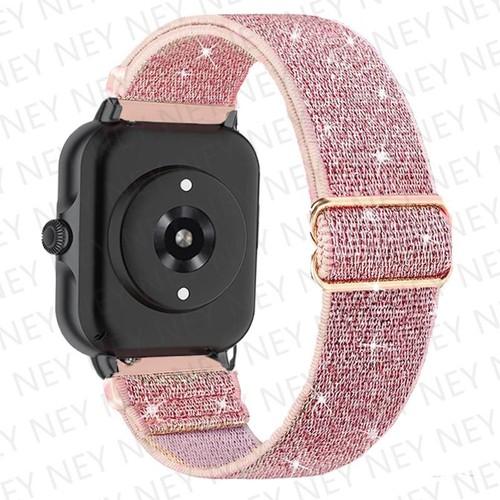 Shiny Nylon Elastic Watchband Fit For Amaz-fit GTR/GTS 4/3/2/2e Mini/Pro/Stratos - Picture 43 of 60