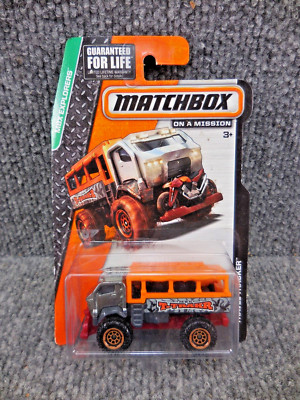 2013 Matchbox Sealed MBX Explorers Travel Tracker MBX T-TRAKR Silver Cab