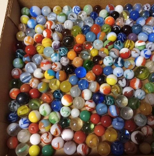 Found Some Old Marbles ⭐ Lot of 30 Misc Random Peltier Pontil Vitro Akro Agate - Picture 11 of 12