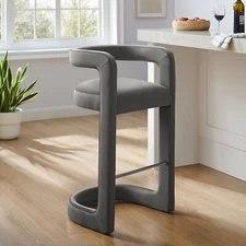 Winslow Bar Stool in Storm Gray
