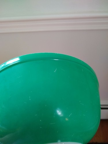 Vintage Pyrex Turquoise Green Nesting Mixing Bowl 403 2.5 QT - Picture 7 of 7