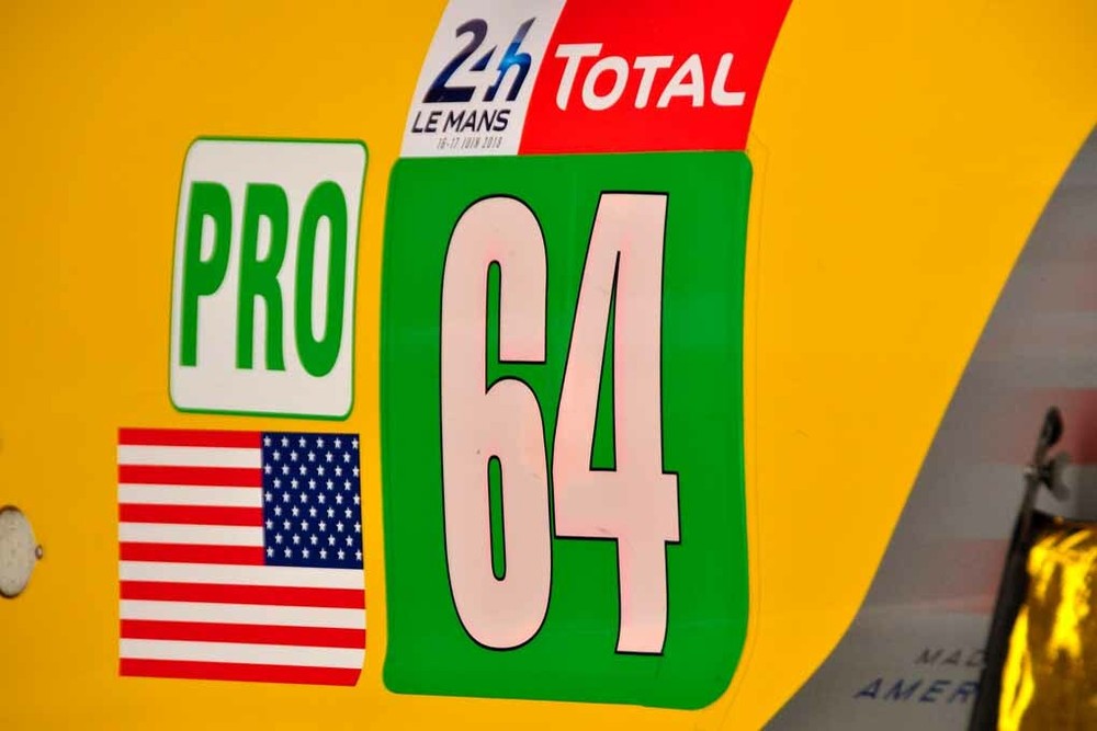 Chevrolet Corvette C7.R No64 2018 Le Mans Race Photo France