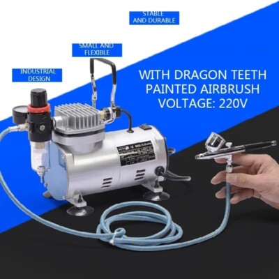 Mini Air Compressor Ultra Silent Oil-Free Vacuum Pump Totally