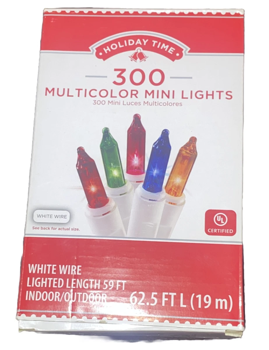 Holiday time 300 led multicolor mini lights deals
