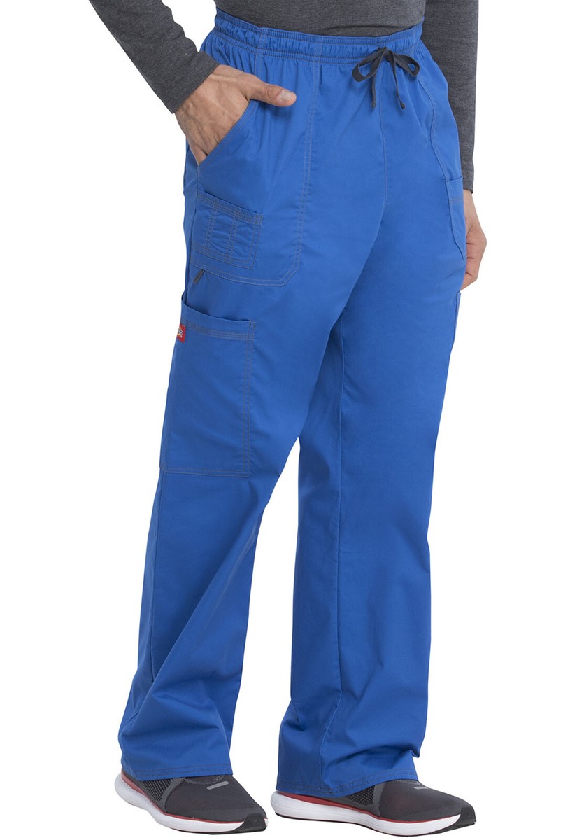 Royal Dickies Scrubs Gen Flex Mens Cargo Drawstring Pant 81003