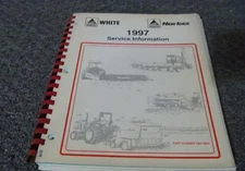 1997 Agco New Idea White 4844 4845 Round Baler Service Information Manual xz