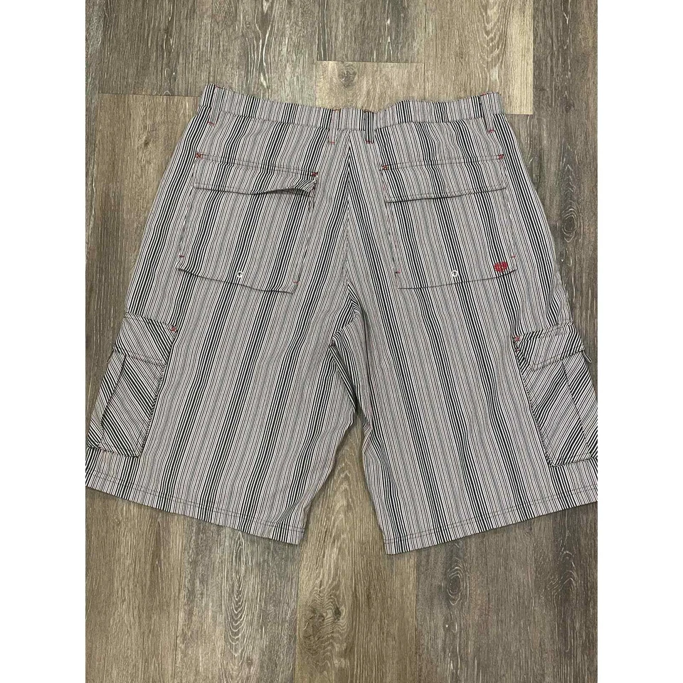 Phat Farm Pantalón Corto Carga Hombre Rayas Talla 42 Foto 2 de 4