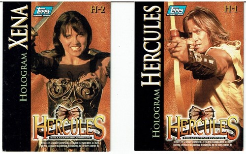 HERCULES THE LEGENDARY JOURNEY SET OF 2 HOLOGRAM CARDS - Picture 2 of 2