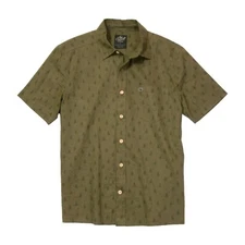 Swell Vision - Hemp/Organic Cotton Button Down Shirt - Forest (L)