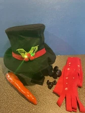 My Snowman Magic LED Light Top Hat w Accessory Kit Build Your Own Frosty No Pipe