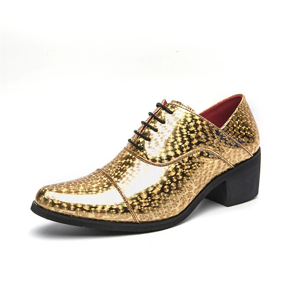 Gold Patent Leather Dress Shoes for Men for sale | eBay