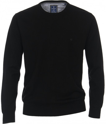 Redmond Pullover Rundhals-Ausschnitt schwarz
