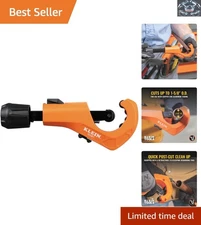 Professional-Grade Tubing Cutter with Easy Size Adjustment and Replacement Blade