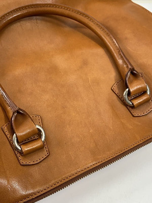 Mauro Governa Brown Leather Shoulder Bag Borsa 5025 | eBay