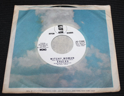EAGLES - Witchy Woman (OG 1972 U.S. 7'' Vinyl 45) Rare Mono/Stereo Promo