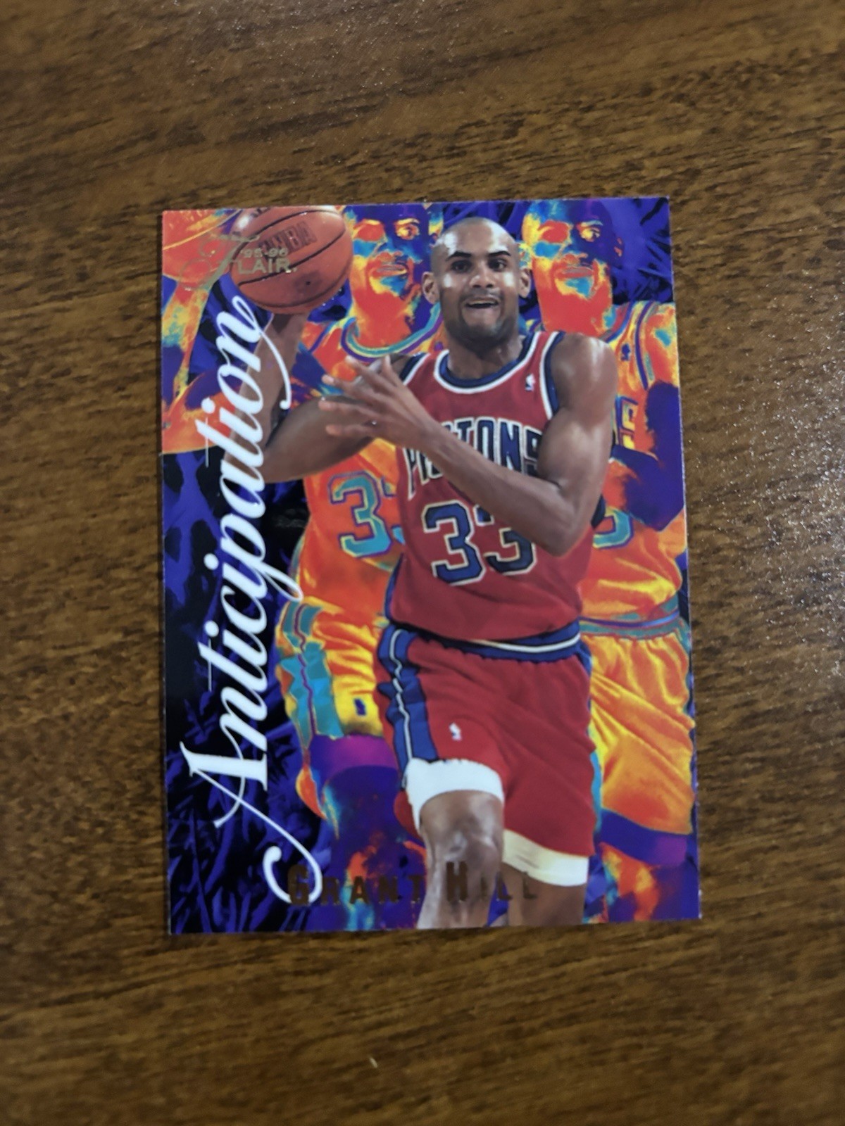 ✨1995-96 Fleer Flair Grant Hill Anticipation Insert SP #1 Of 10 Pistons Rare