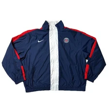 Nike Paris Saint-Germain Womens Essential Anthem Jacket Size Large Full Zip Navy