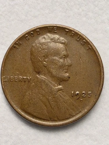 1925-D Lincoln Wheat Cent Fine F