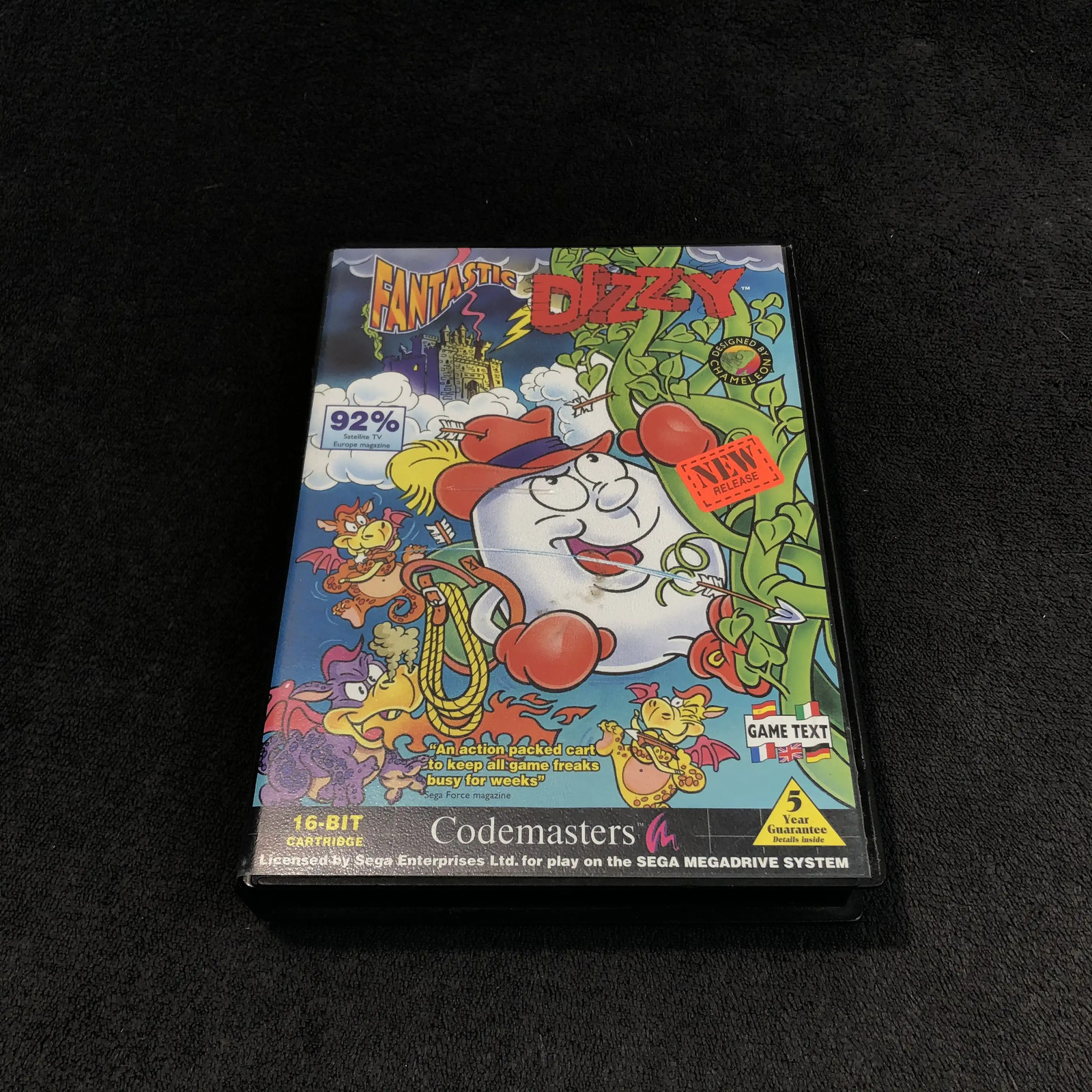 SEGA Megadrive Fantastic Dizzy EUR Trés Bon état