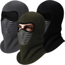 3D Warm Winter Face Mask Wind Proof Breathable Balaclava Motorcycle Face Shield