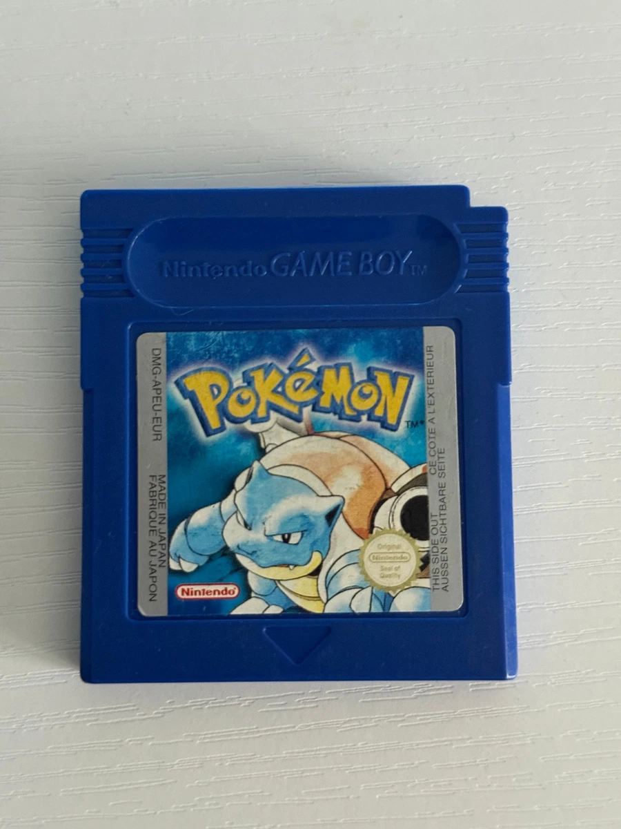 Pokémon Version Bleue Sur Game Boy - PAL Anglais (UKV) - Bon état