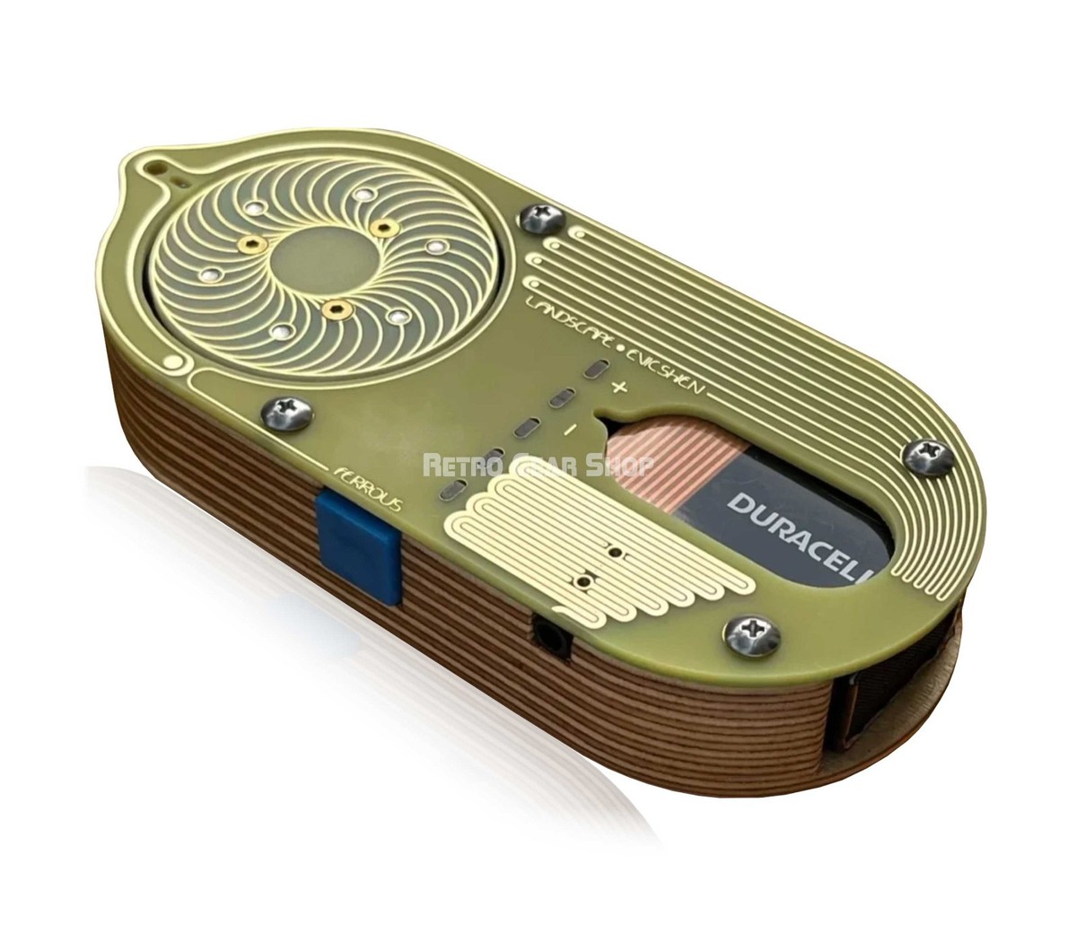 Landscape Ferrous Spinning Magnetic String Resonator + Soundwich
