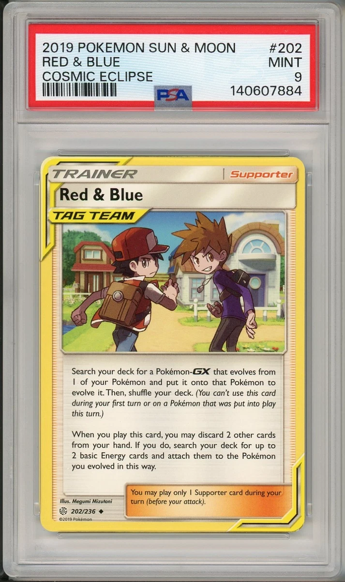 Red & Blue Pokémon TCG Cards for sale