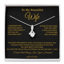 To My Wife Necklace, Gift For Wife, Anniversary Gift For Wife, Necklace For Wife