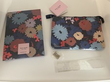 Kate Spade NWT LOT OF 2: One Pencil Pouch Notebook set Swing Flora NEW