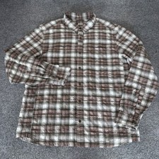 REI Co-op Mens Sahara Tech Plaid Long Sleeve Button Down Hiking Shirt Large