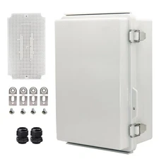 YETLEBOX IP67 Waterproof Electrical Box with Mounting Plate & Wall Bracket