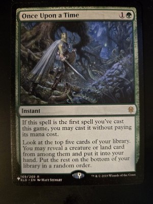 Once Upon a Time NM The List MTG FREE SHIPPING