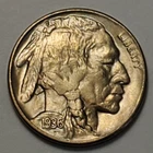 #4 nicer low mintage Business Uncirculated++ to MS?? 1936 D Buffalo Head Nickel