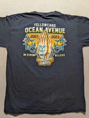 Yellowcard Believe Be Strong 20 Yr Concert Tour Punk Rock Band Long Sleeve Large