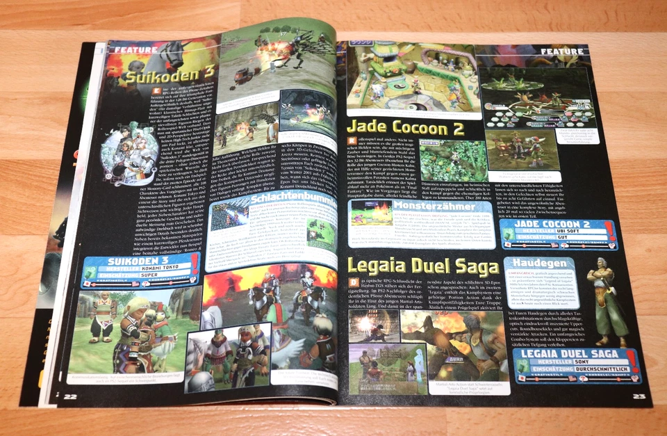 2002 Maniac Magazin Shadow Hearts Suikoden 3 Evil Twin  Cyprien's Chronicles - Bild 3 von 4