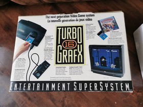 NEC Turbo-Grafx 16 Console With Box, manual, Controller and game - Perfect !