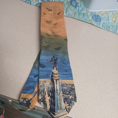 Vintage 1992 King Kong 100% Silk Necktie Directions  RKO Pictures