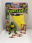 Vintage TMNT Raphael SOFT HEAD 1988 Teenage Mutant Ninja Turtle W Cardback