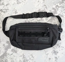 Highland Tactical Black Waist Pack Fanny Pack CCW Adjustable Strap